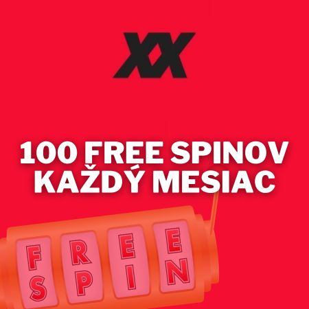 Získaj 100 free spinov v kasíne DOXXbet každý mesiac