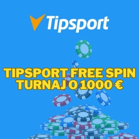 Tipsport Free spin turnaj – Hraj o dotáciu 1000 EUR